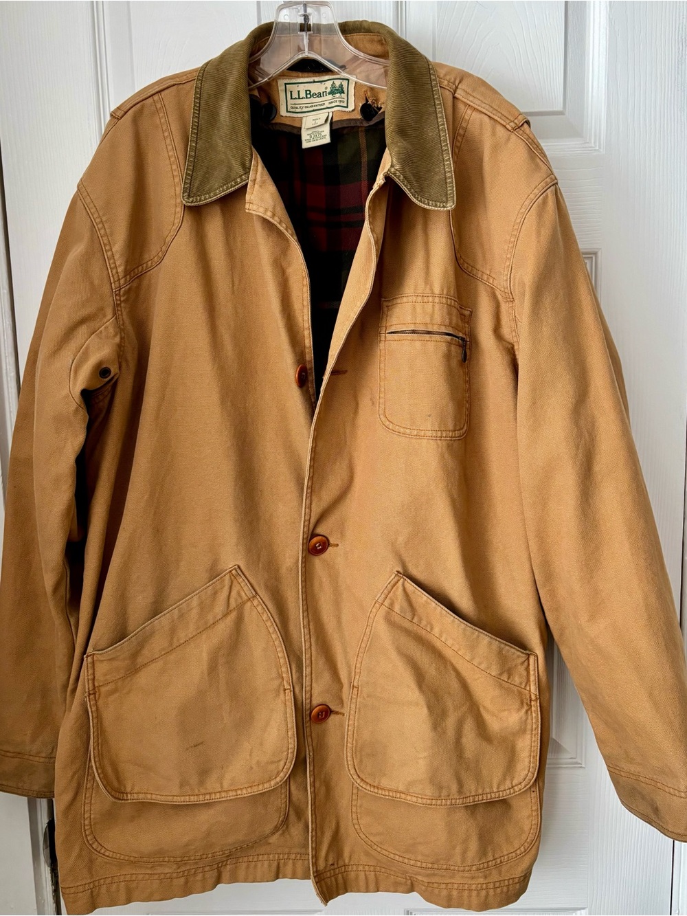Vintage L.L. Bean Original Field Coat Barn Jacket Primaloft Liner